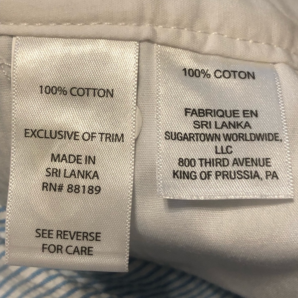 Lilly Pulitzer The Buttercup Short in Blue & White Stripe Seersucker - Picture 10 of 12